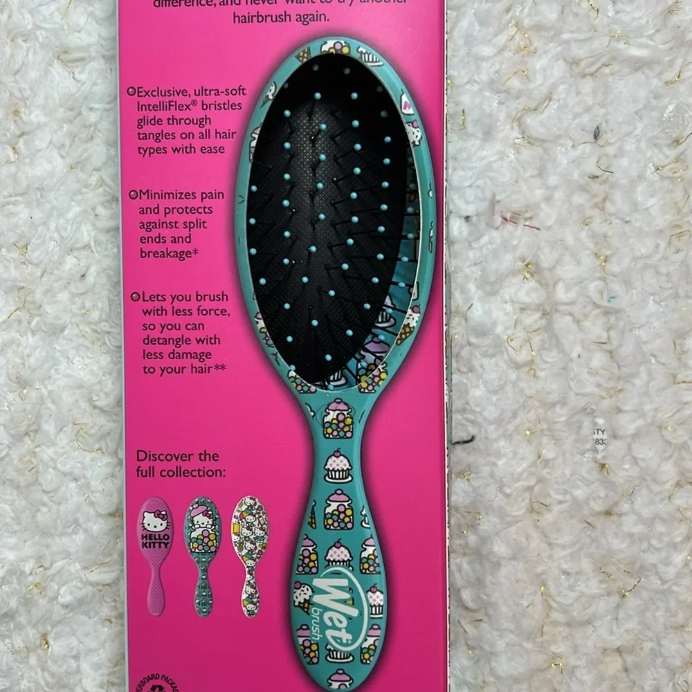 Wet Brush Hello Kitty Original Detangler Limited Edition Teal Gumball‎ Machine